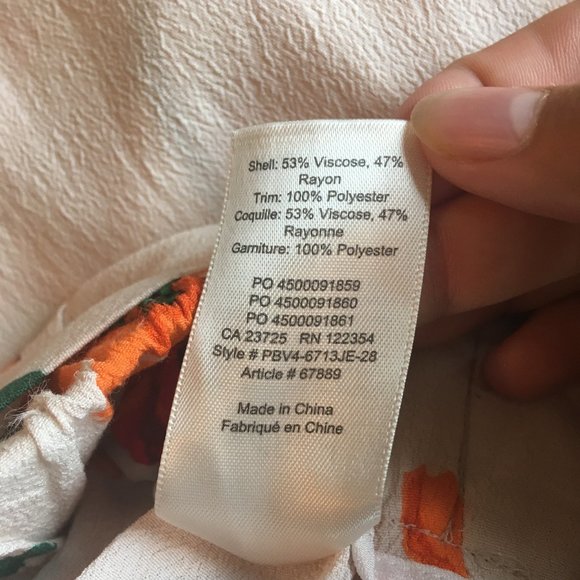 Wilfred 'Faun' Floral Wide Legged Pants Size Small - Picture 13 of 14